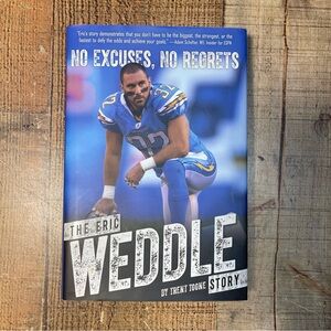 The Eric Weddle Story by Trent Toone Hardcover Book Biography Sports Nonfiction